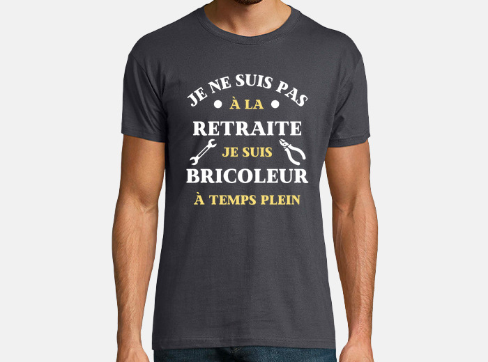 T shirt papy online bricoleur