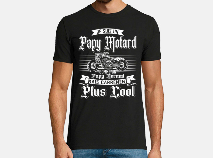 Tee shirt 2025 papy motard