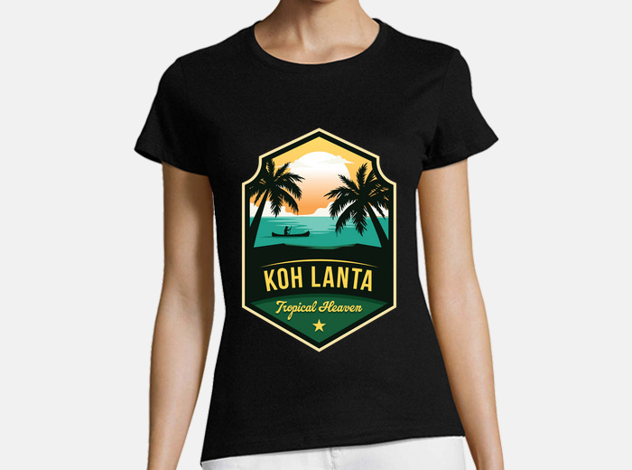 Tee shirt paradis tropical de koh lanta tostadora