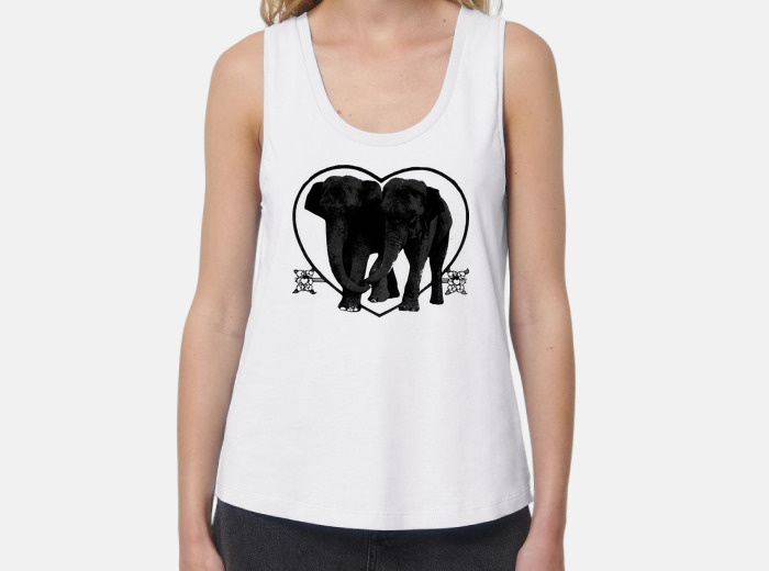 Camiseta pareja de elefantes | laTostadora Camiseta pareja de elefantes | laTostadora