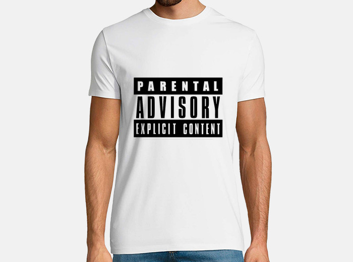 Parental advisory explicit content t shirt tostadora