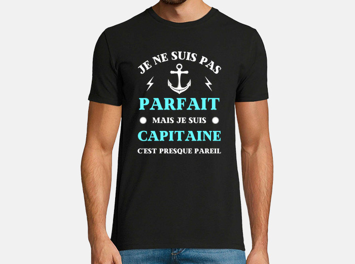 Spreadshirt Capitaine de Bateau Humour Toujours Raison Cadeau