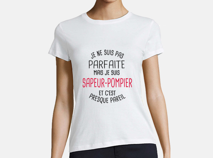 Pas parfaite mais je suis pompier - Cadeau pompier' T-shirt sport Homme