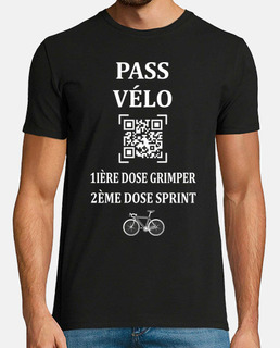 Pass vélo t-shirt cycliste idée cadeau