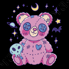 Pastel teddy bear on sale