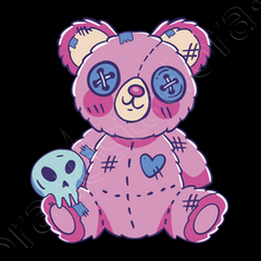 Goth store teddy bear