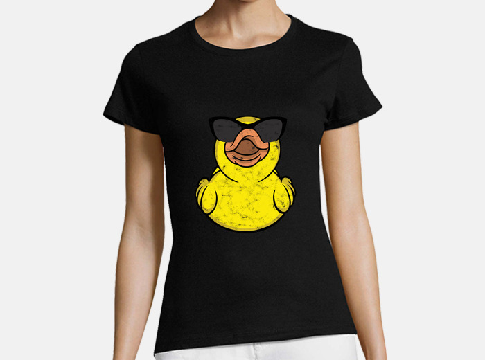 Camiseta pato de goma con gafas amante del laTostadora