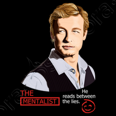 Patrick jane he reads between the lies (the mentalist) t-shirt
