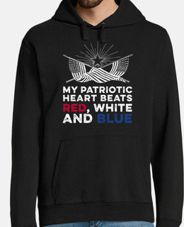 Patriotic Heart  Red White Blue  USA