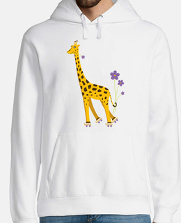 pattinaggio cute divertente cartoni animati giraffa