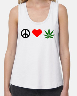 paz amor marihuana
