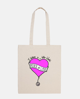 peace & love-pink (text)