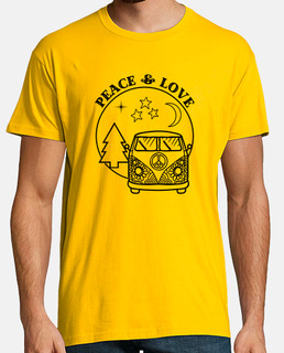 Peace and Love T-shirt cadeau