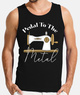 pedal a la máquina de coser de metal
