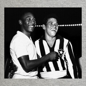 Camisetas Pelé y Garrincha
