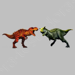 Camiseta pelea de dinosaurios chungos | laTostadora Camiseta pelea de dinosaurios chungos | laTostadora