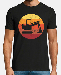 Pelleteuse rétro vintage chantier humou