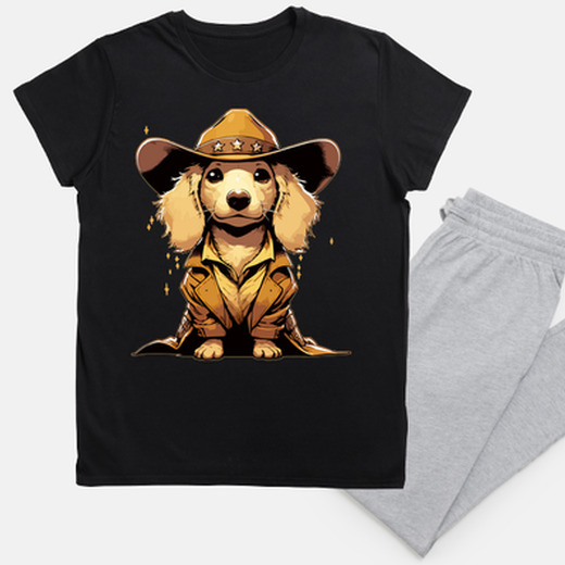 Pijama Perro Vaquero Perro Salchicha Ingl A LaTostadora pijama-perro-vaquero-perro-salchicha-ingl-a-latostadora
