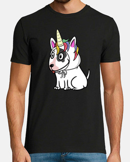 Perro Bull Terrier Inglés Unicornio