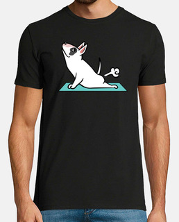 Perro Bull Terrier Inglés Yoga