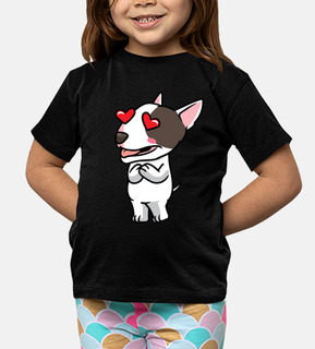 perro bull terrier miniatura gracioso