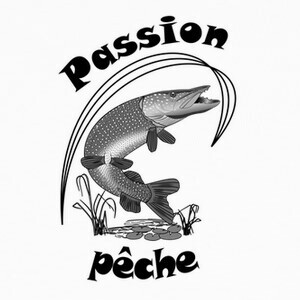 Camisetas Pesca pasión lucio depredador fondo cla