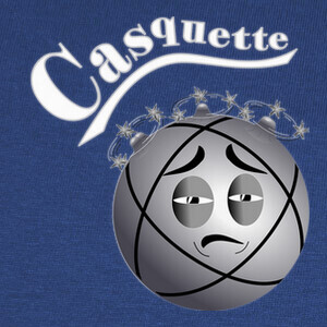 Tee-shirts petanque amusant  casquette fond sombre