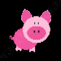 Petit cochon • Pixel Art