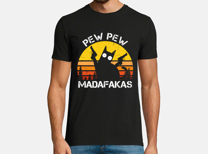 PEW PEW madafakas-Chats Bio T-shirt femme