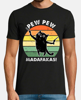 Pew Pew Madafakas Funny Cat Crazy Cat