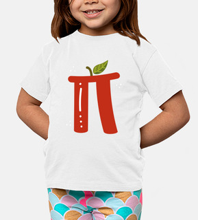 pi come una mela rossa in bianco