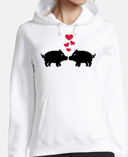 pig amore rosso hearts
