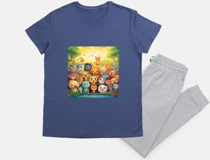 Pijama animales del bosque