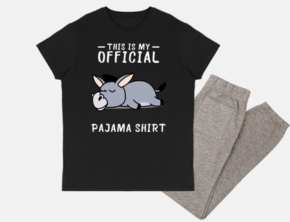 pijama camisero de burro