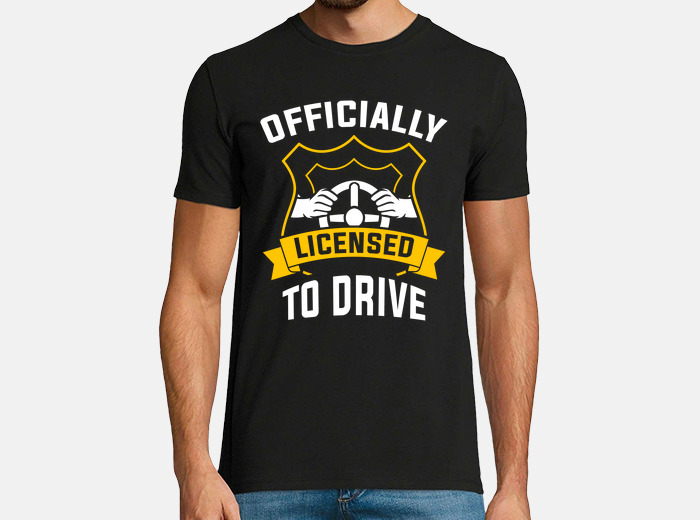 présent permis de conduire T-Shirt Conducteur examen de conduite 