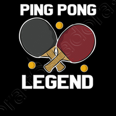 Ping pong legend - table tennis t-shirt | tostadora