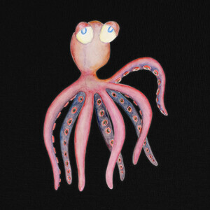 Camisetas Pink Blue Octopus
