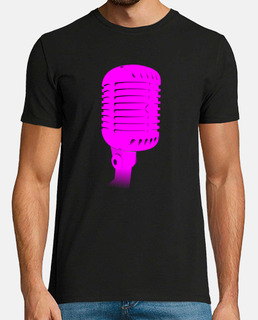 pink microphone