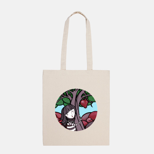 Pittura mamma natura - abbraccio, albero, cuore - borsa a tracolla 100%  cotone | tostadora.it