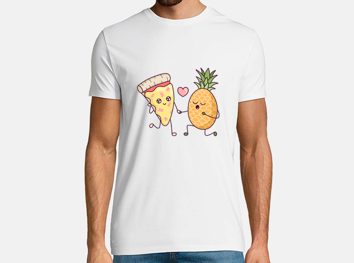 Playera pizza con pi a una historia de amor laTostadora M xico