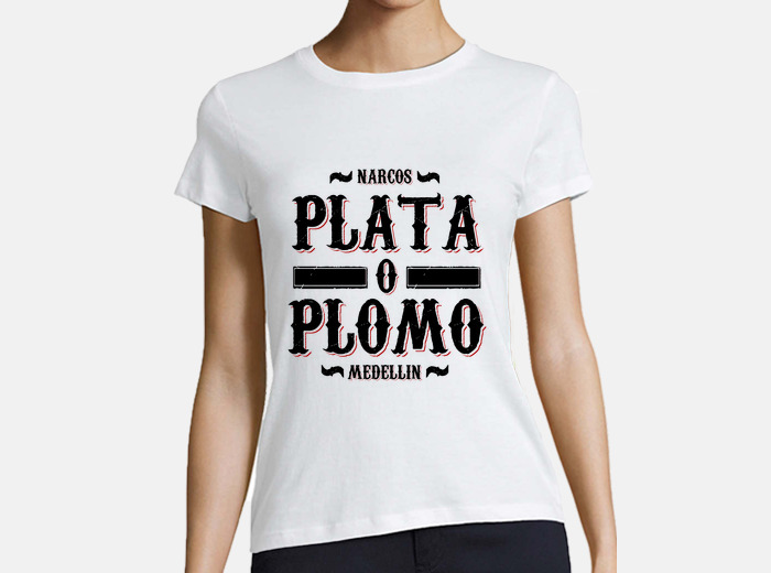 Camisetas Blancas Plata o Plomo