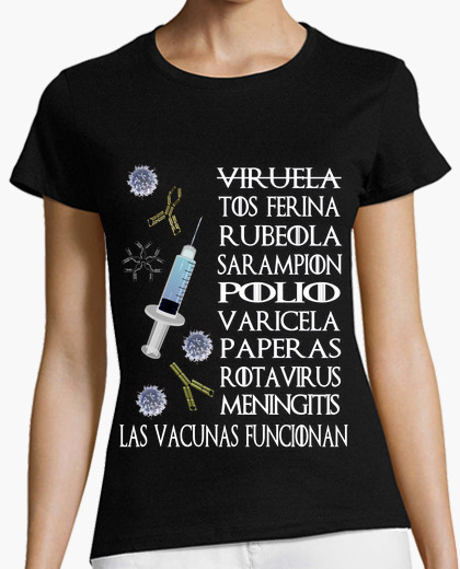 Playera Vaccines Work Prof Oscura...