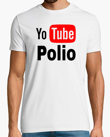 Playera Yo Tube Polio Camiseta manga corta...