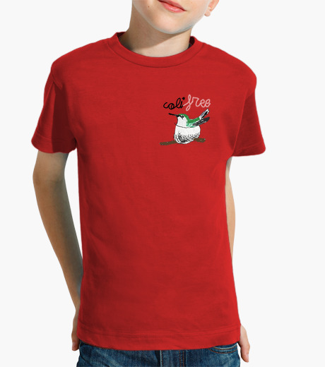 Playeras niños Colifree rojo