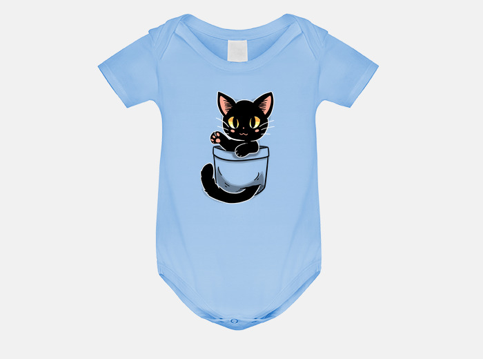 Black cat baby onesie sales