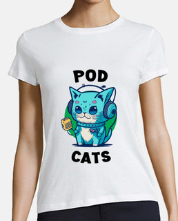 podcats - t-shirt femme