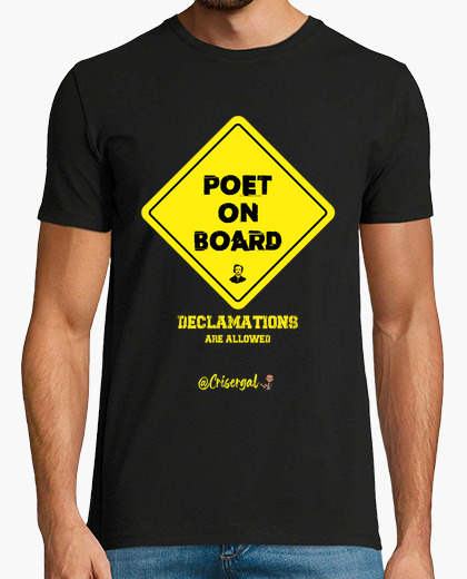 Poet on board t-shirt