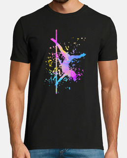 Pole Dance Fitness Color Splash Pole Dance