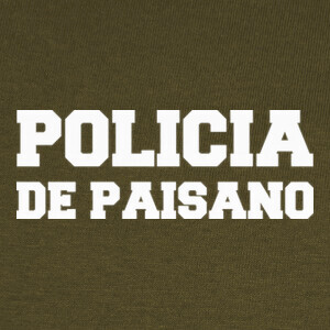 T-shirt polizia di nazione ano