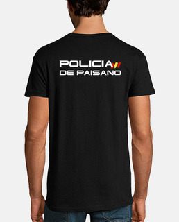 Policía de Paisano - Impresión Delante y Detrás (Cuerpo Nacional de Policía)